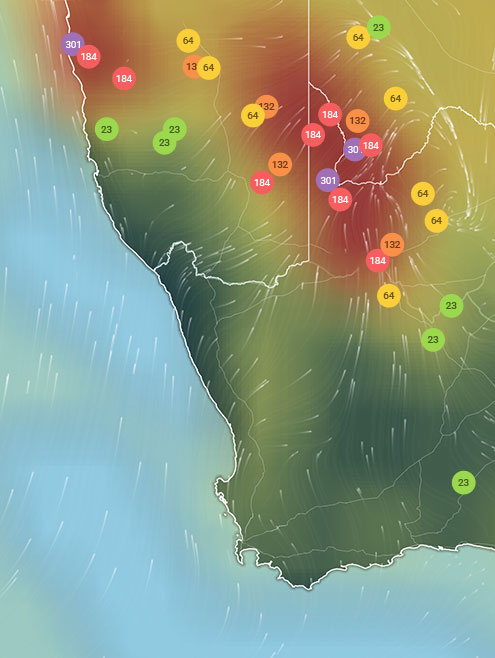 air quality map
